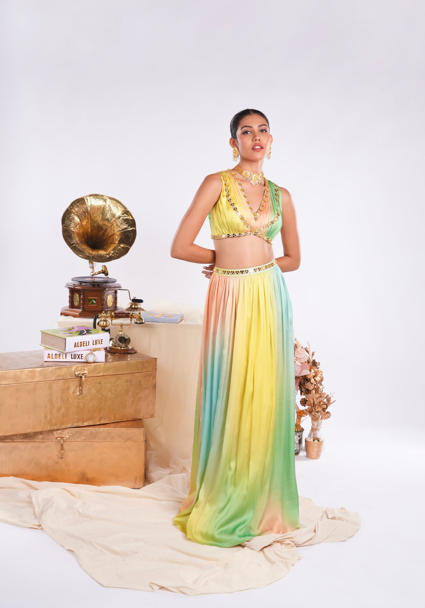 The Ocean Hued Lehenga