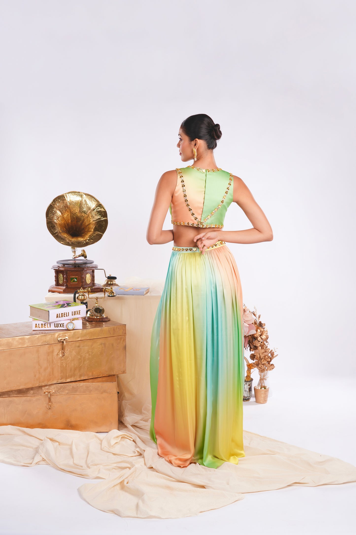 The Ocean Hued Lehenga