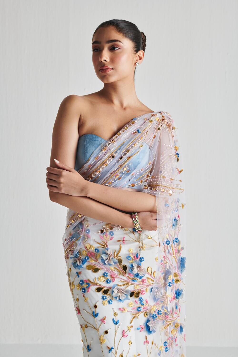 SUMMER TWILIGHT - with pallu