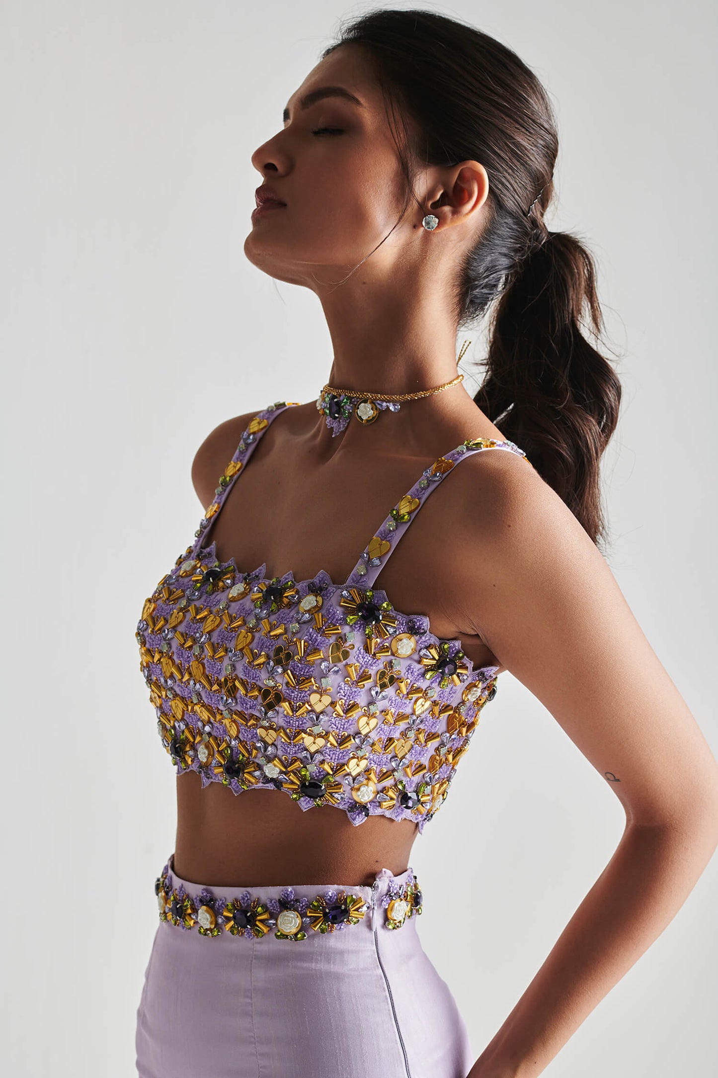 ALL HEARTS ON YOU - sleeveless blouse