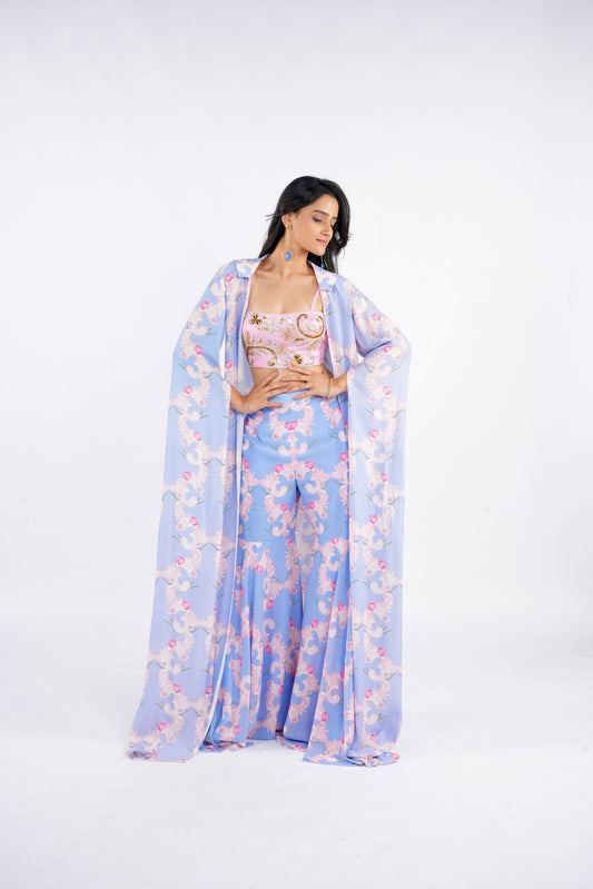 Summer love Coord with our signature fem power shrug