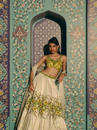 Albeli’s Mystic Meadow Lehenga