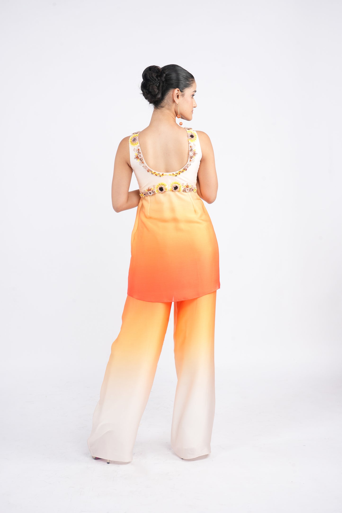 Luxury Orange Skies Coord by Albeli Luxe for Women