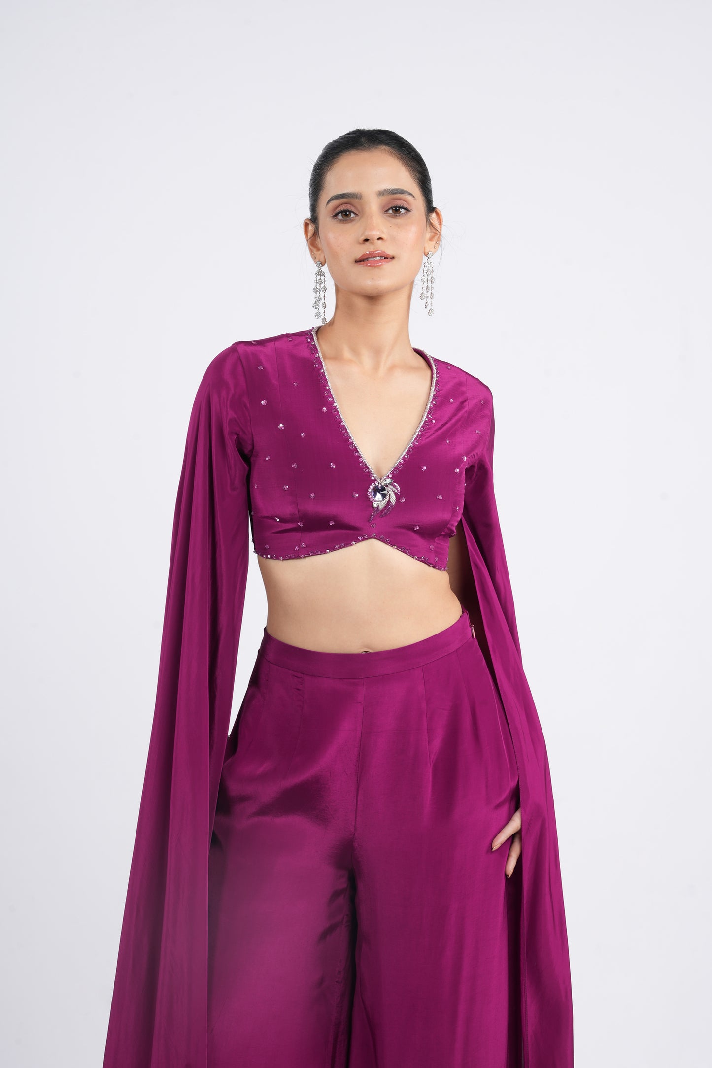 Luxury The Wine Coord by Albeli Luxe for Women