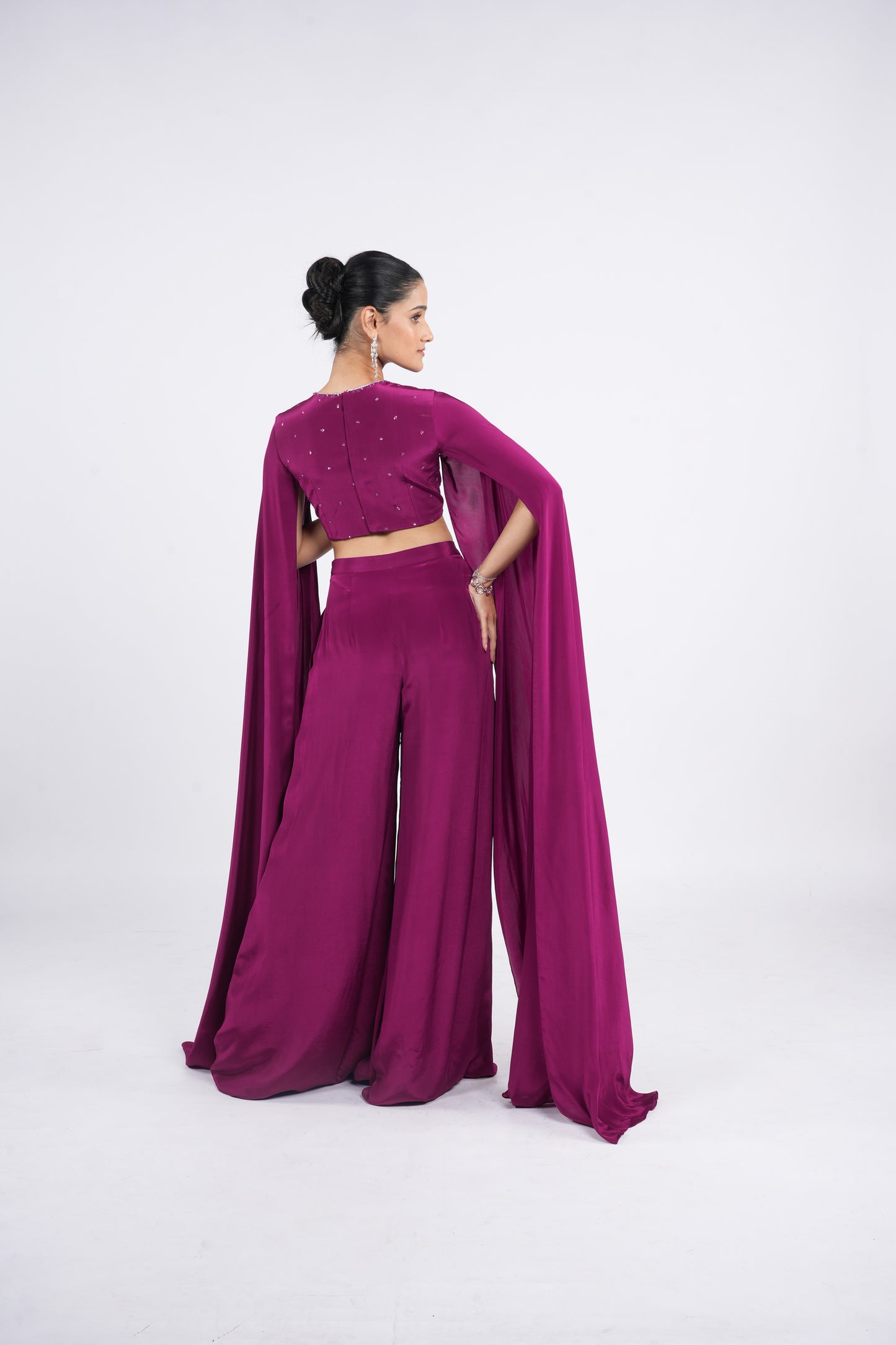 Designer The Wine Coord Set – Elegant Festive Collection from Albeli Luxe